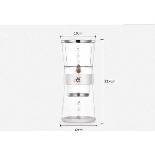 Ice drip coffee pot /Cold Brew Coffee Dripper Adjustable Ice Drip Dripper with Glass Carafe Coffee Machine Drip Filter