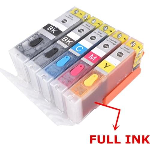 BLOOM PGI-650 651 refillable ink cartridge For CANON PIXMA MG5460 MG5560 MG5660 MG6460 MG6660 MG7560 MX926 MX726 Ip7260 IX6860
