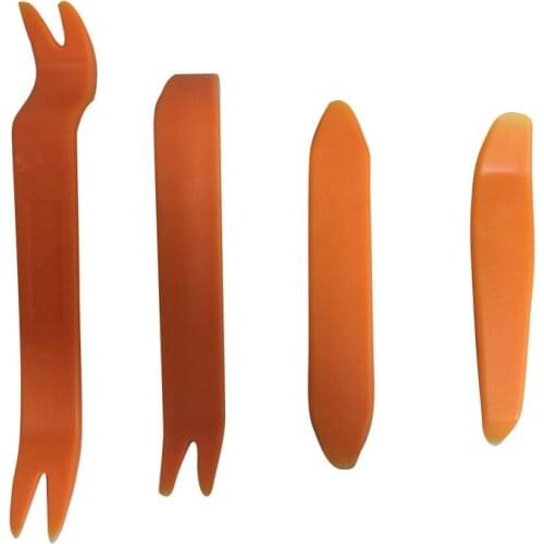 4pcs Auto Car Radio Panel Door Clip Trim Dash Audio Removal Installer Pry Tool Disassembly Plastic Pry Tool Hand Repair Tool