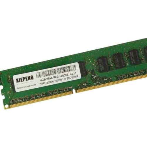 For IBM System x3100 x3200 x3250 M3 M4 M5 RS210 TS200 TS200V Server RAM 4GB 2Rx8 PC3-10600 8G DDR3 1333MHz ECC unbuffered Memory