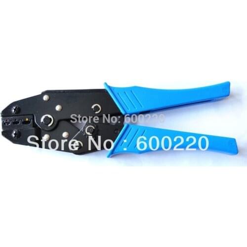 European type Crimping pliers for pre-insulated cable links and connector 0.5~6.0mm2 Blue or Red