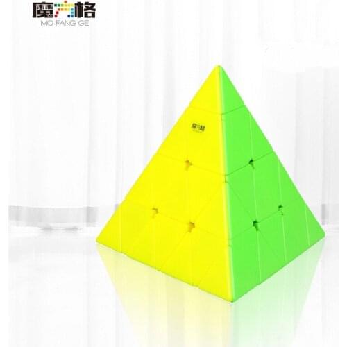Original Qiyi Mofangge 4x4x4 Jinzita PyramidCube Magic Speed Cube 4x4 Professional Puzzle Cubo Magico Education Toys For Kids