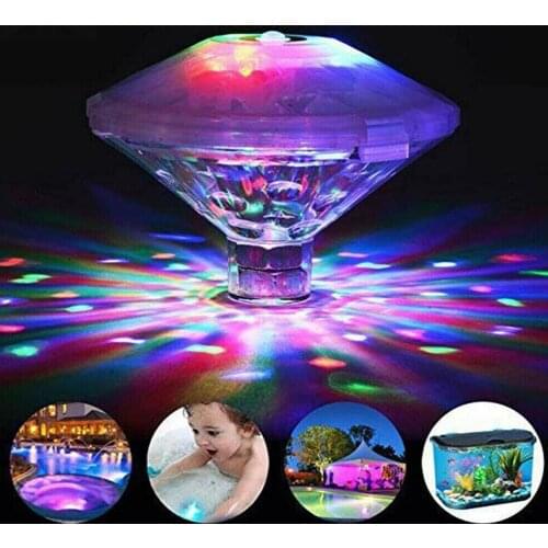 Floating Underwater Lamp Waterproof LED RGB Disco party Light Wireless Swimming Pool Lights Hot Tub Spa Lamp Baby Bath Light