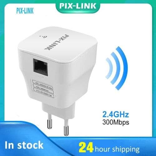 PIXLINK LV-WR12 Wirless WIFI Repeater 300Mbps Router Range Extender Amplifier 802.11N/B/G Booster Repetidor Access Point