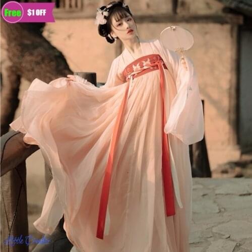Fairy Cosplay Hanfu Dress for Women Vintage Tang Suit Girl Noble Princess Costume Folk Dance National Acient Chinese Costume