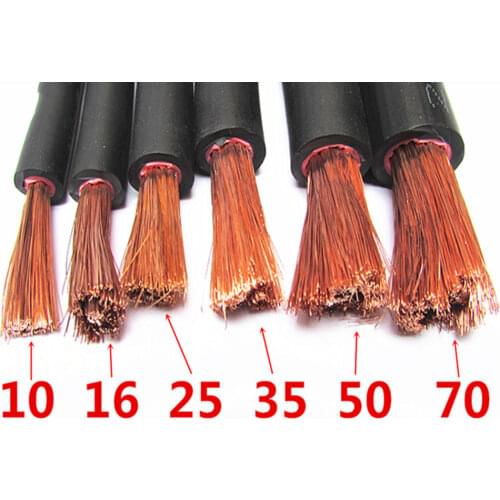 Rubber Cable Welding Cable Welding Machine Copper insulated rubber soft wire Leading Line 16 Square for 200 models machine