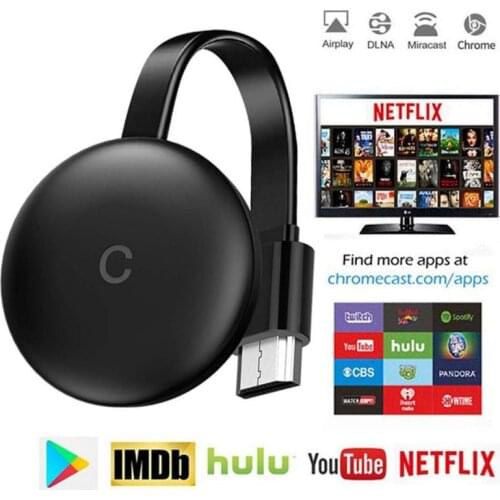 G12 TV Stick Wireless -compatible WiFi Display TV Dongle 1080P For Google Chromecast 2 Mini PC Android TV For Miracast