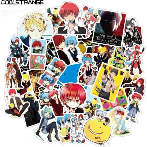 10/30/50Pcs Japanese Anime Assassination Classroom Stickers Stickers For Laptop Luggage Motorcycle Phone Skateboard Notebook