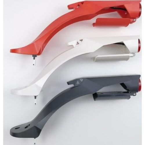 Electric Scooter Front Mudguard Replacement Accessory Part Compatible with M365/ Pro 2 Tail Light Flip License Plate