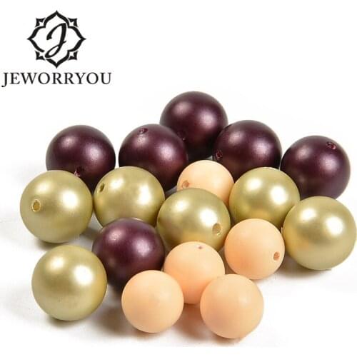 2019 new arrival Pearl beads 6/8/10mm round Natural shell beads for Jewelry making women men bracelets necklack pendant gifts