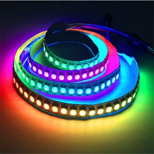 1M 5V SK6812 WS2812B Flexible LED Strip Ribbon Tape 5050 RGB SMD 144leds/m Addressable Pixel Full Color Light Band