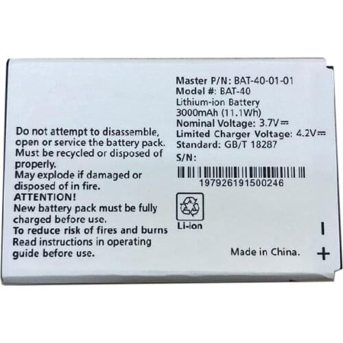 100% Original 3000mah BAT-40 Battery For NetComm BAT-40-01-01 +Tracking number