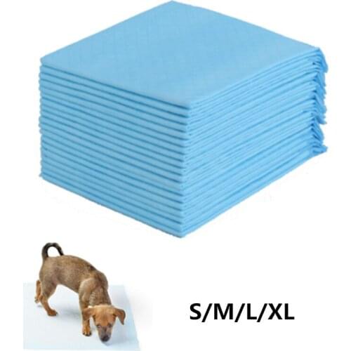 4 Size Pet Dog Diapers Super Absorbent Cat Dog Training Urine Pee Pads Healthy Clean Wet Mat Disposable Dog Diaper Training Pad