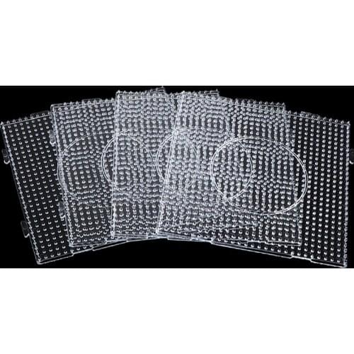 4pcs Hama Beads Pegboards 15cm Beads Template for Making Iron Beads Boards