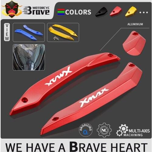 For Yamaha XMAX 125 250 300 400 2018 2019 2020 x-max CNC Accessories Windshield Deflectors Windscreens Bracket Set Protectors