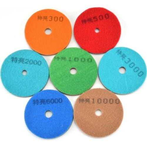 4-inch Diamond Dry Polishing Disc 4" Buffing Wheel Grinding Disk Sanding Pad 100mm Abrasive Grinder Sander Machine Pads