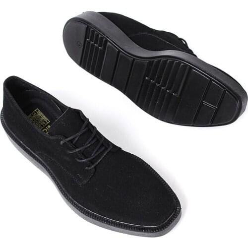 Chekich Shoes for Men Classic Suede Black Faux Leather Laced Sewing Sole Casual Office Suit Wear Wedding 2021 Spring & Autumn Fashion Luxury Italian Style Solid Vintage Comfortable Flexible Footwear CH001 V2