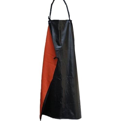 Black Waterproof Protective Greasy Work Apron Polyester Oil-proof Design Classic Machinery Kitchen Apron Plants A9D3