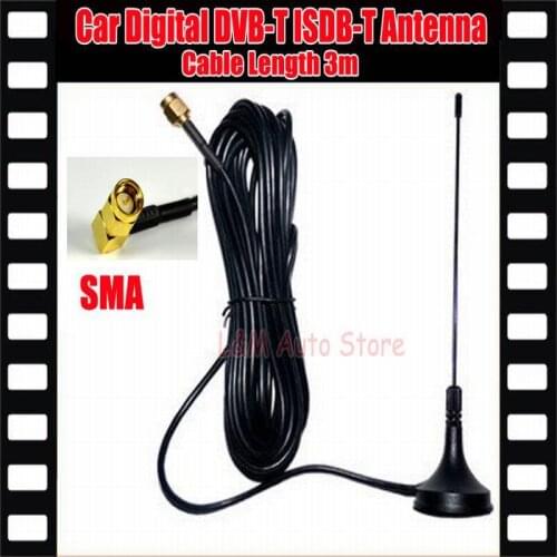 Digital TV Passive Antenna Mobile Car Digital DVB-T ISDB-T Aerial Antenna Car TV Antenna Free shipping