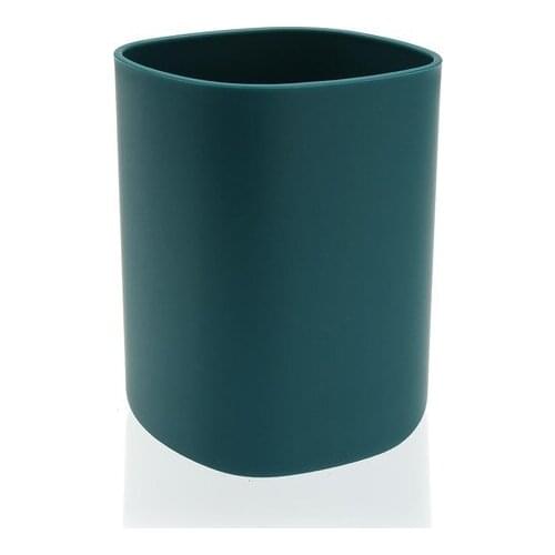 Toothbrush Holder Green polypropylene (7,8 x 7,8 x 10,5 cm)
