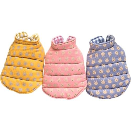 Double Side Wear Winter Clothes For Big Dog XS 7XL Small Large Animal Pet Jacket Coat Costumes Supplies For Husky Pitbull Cat