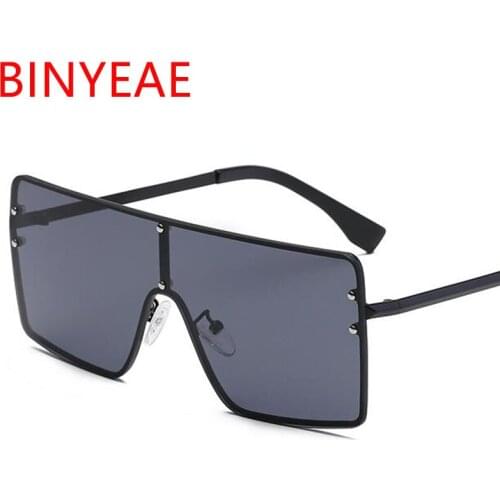 Square Ladies Sunglasses Black Designer Vintage Glasses Metal Frame Mens Sun Glasses Rivet Shades occhiali oculo de sol