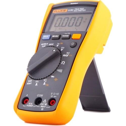 Free Shipping Fluke 117C HAVC VoltAlert Backlight Multimeter 117 True RMS