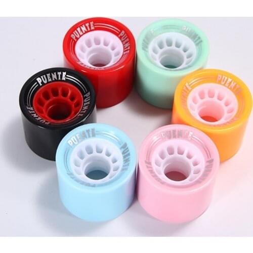 Set of 4 Pcs Flashing Roller 82A Hardness Replacement Light Up Wheels Flash with Bearing for Skateboard Longboard Cruiser Parts