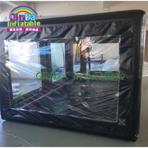 Transparent tent inflatable car showcase capsule showcase free customize size inflatable car storage bubble