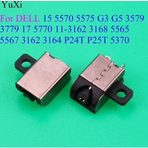DC Power Jack connector for Dell Inspiron 15 5570 5575 G3 G5 3579 3779 17 5770 11-3162 3168 5565 5567 3162 3164 P24T P25T 5370