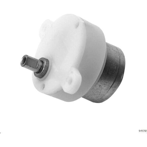 DC 6V JS30-300 DC Gear Motor Electric Motor, High Torque Gear Motor Geared Box Low Speed 5RPM 6RPM 100RPM Mute Hobby