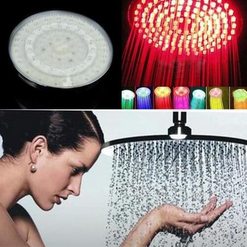 Adjustable Bathroom Shower Head Ultra-Thin Large Rainfall Shower Head High Pressure Hand Held Shower Head