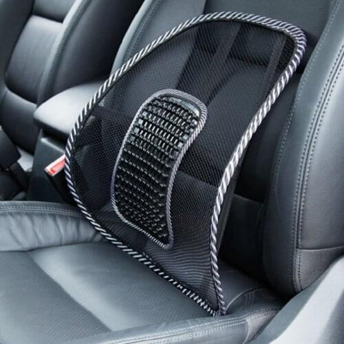1 Pcs Car Back Lumbar Support Comfortable Adjustable Breathable Pain Reduce Mesh Brace Cushion Support For Office Chair Car Seat