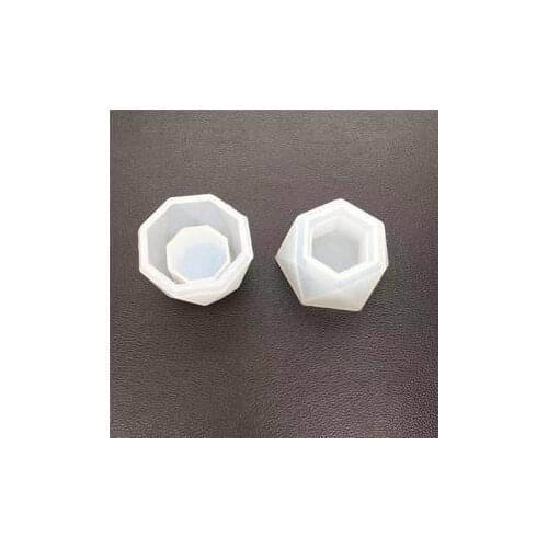 Silicone Plant Pot Molds Form Arts Craft Polygonal Casting Moulds DIY Succulent Flowerpot Clay Mold 3 Styles Concrete Mould