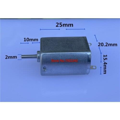 Brand new and orignal Metal brush 130 miro DC motor 6V ~12V 15*20*25mm toy motor