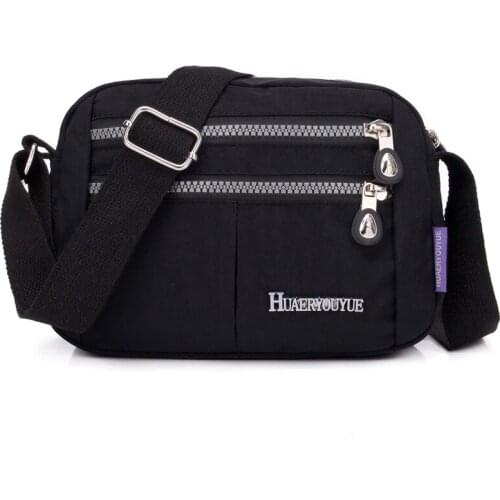 Womens Messenger Bags Small Ladies Nylon Handbag Travel Casual Tote Shoulder Female High Quality Multi-pocket Crossbody Bag