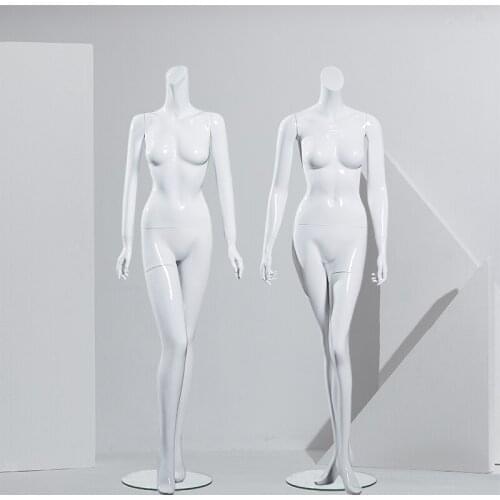 Headless Female Mannequin Gloss White Model On Sale
