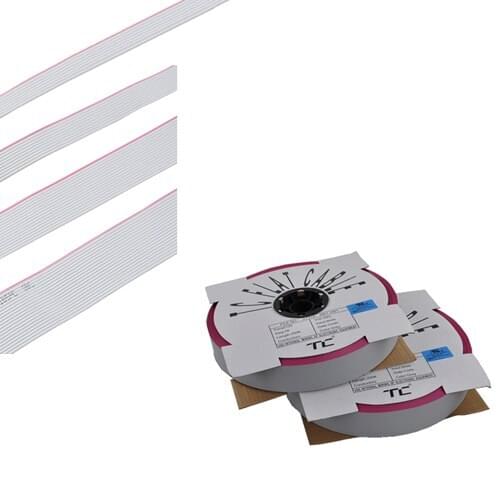 1Meter 1.27mm Pitch Flat Ribbon Cable Wire For 2.54mm FC IDC Box Header Connector 44P 50P 60P 64P