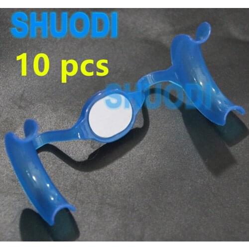 10 pcs Dental Orthodontic Lip Cheek Retractor M type with Mirror Mouth Opener photogray Teeth Whitening Tool Instrument