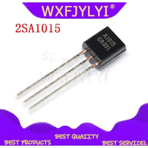 100PCS 2SA1015 TO92 A1015 TO-92 0.15A 50V PNP triode new and original
