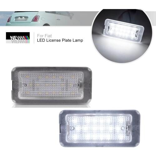 2x LED LICENSE NUMBER PLATE LIGHT For FIAT 500 / C ABARTH CANBUS TARGA 51800482
