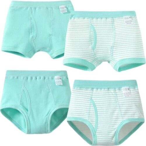 4Pcs/Lot Boys Panties High Quality Panties Cotton Kids Boy Under Shorts Baby Boy Underpants Teenager Panties Children Underwear