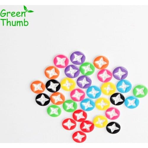 800pcs Green Thumb 4 Holes Round Cross Button 12.5mm DIY Button Crafts Art Sewing Knitting Clothing Buttons