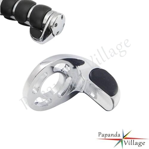 Motorcycle Accessories Aluminum Rubber Chrome Throttle Wrist Pad Rest Cruise Assist Hand Grips Control Universal