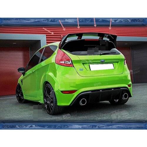 FORD Fiesta Hatchback Wrc Spoiler 2009 2010 2011 2012 2013 2014 2015 2016 2017 Car Accessories All Color (unpainted)