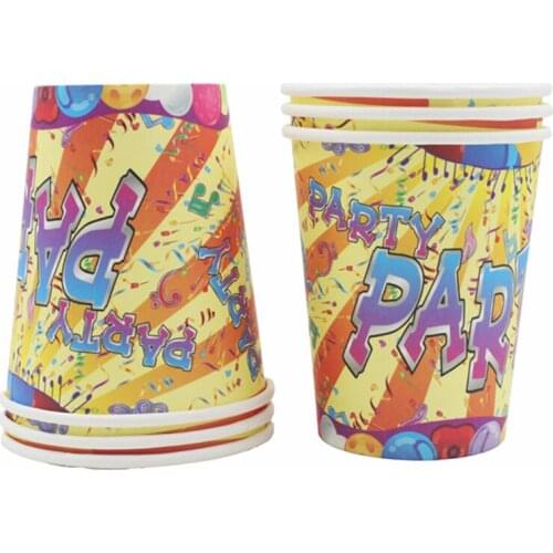 Paper Cup For Birthday Party Decoration With Baby Shower Crown 10pcs/lot