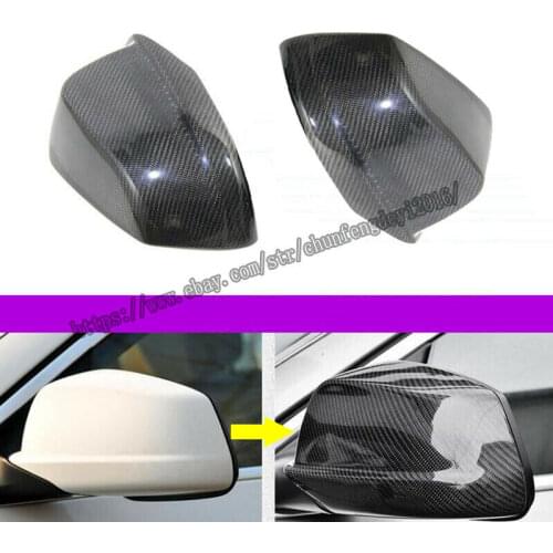For BMW 5 Series F10 2011 2012 2013 Real carbon fiber Rearview Mirror Cover 2pcs