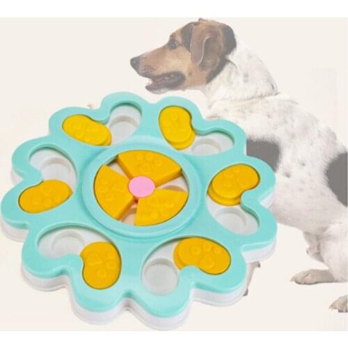 Cat Intelligence Toy Educational Dog Toy Flower Design Anti Choke Dog Bowl Puppy Dog Food Dispenser Pet Dog Training Toys PPT608