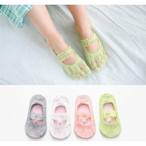 Lace Patchwork Socks Slippers for Kids 2021 Summer Apparel Accessories Ankle-Length Socks for Baby Girl Breathable Socks