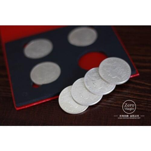 M-16 (Morgan) by Aleksandr Gold,Coin Bomber (Morgan Coin Version),Turn to 16,Coin,Gimmick,Illusion,Close Up,Prop, Magic Tricks